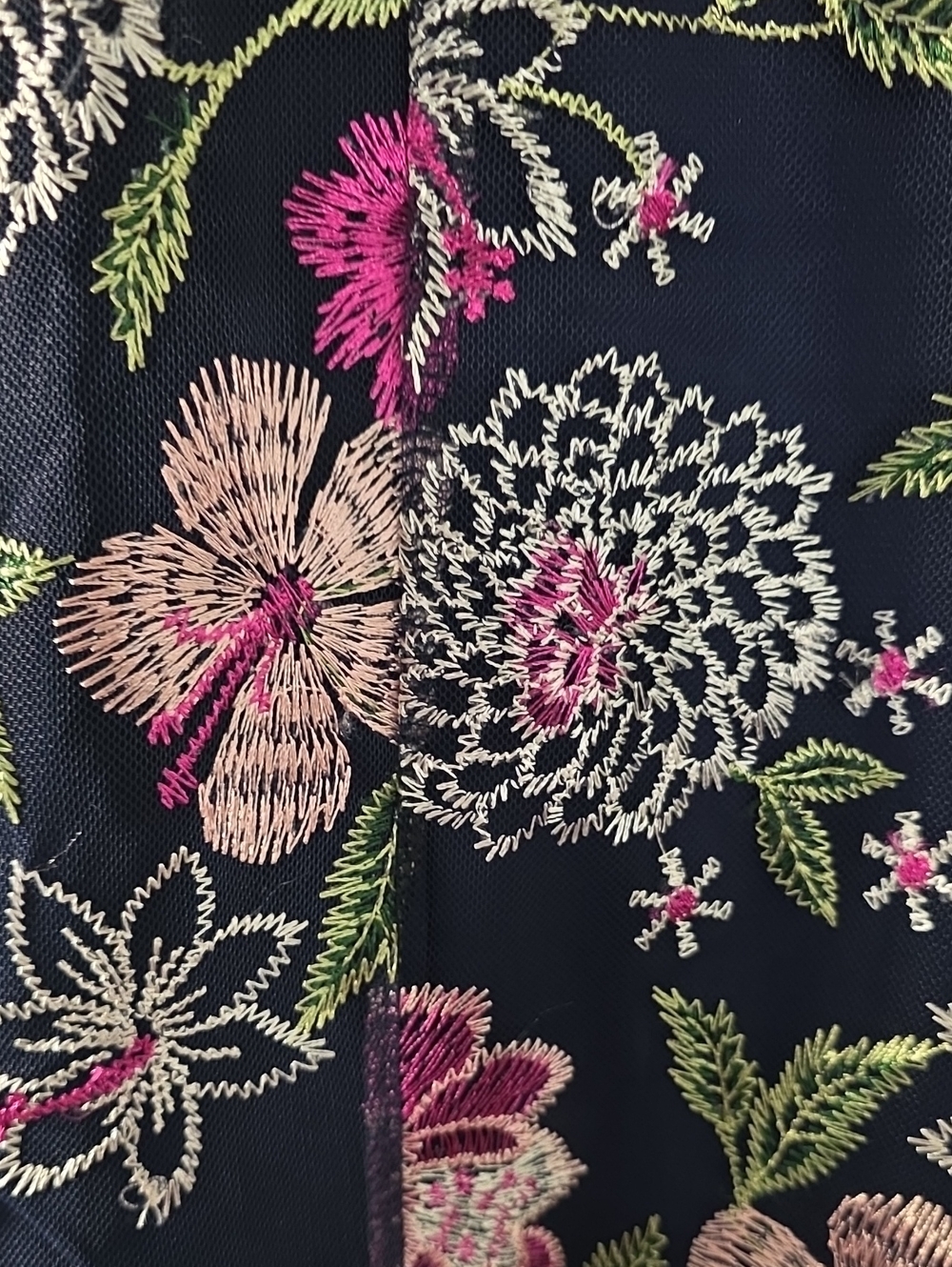 NWT MARINA | $169 Embroidered Flutter Sleeve Midi Dress] - Picture 6 of 8